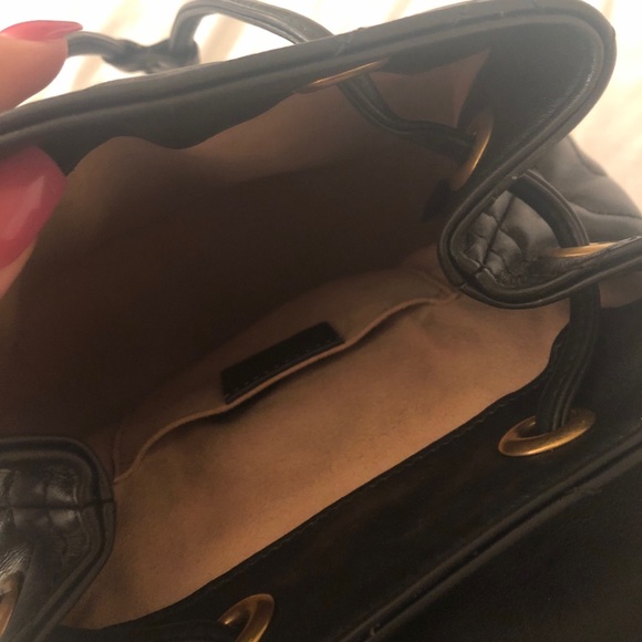 Gucci Black GG Mormont Matelassé Backpack Handbag - Picture 4 of 8